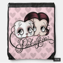 Load image into Gallery viewer, GMOMENTS DRAWSTRING BACKPACKS