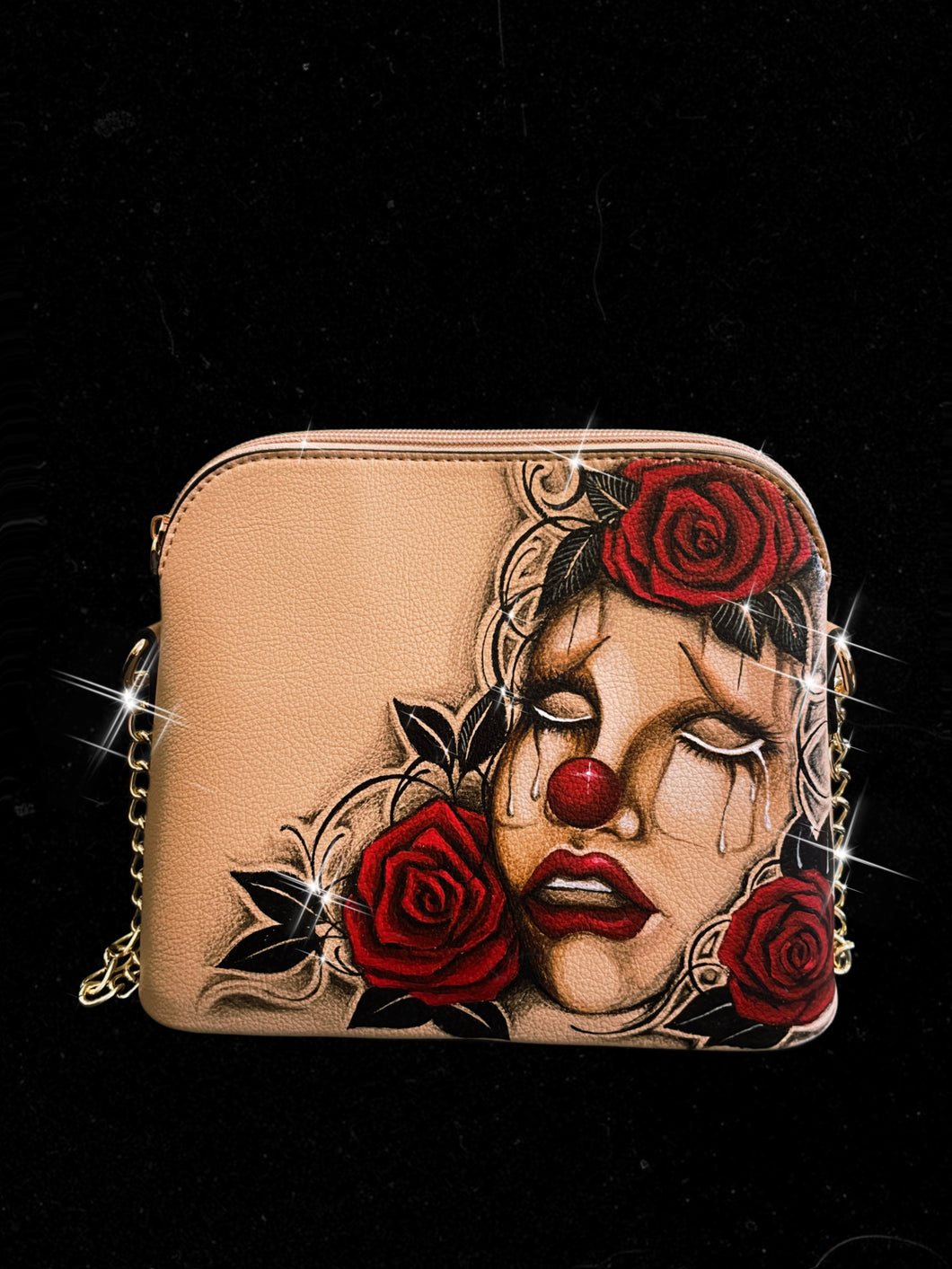 HAND PAINTED PURSE